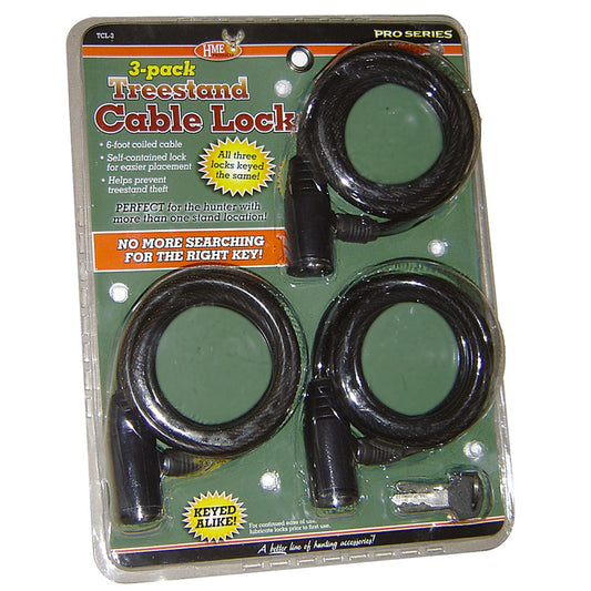 HME HME Treestand Cable Locks - Blinds & Treestands - DropShot Archery