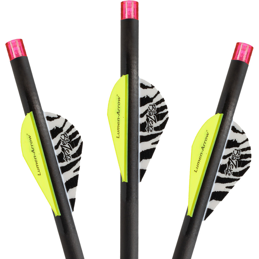Lumenok Lumenok Crossbow Bolts 20 In. Pink Flat 3 pk. - Crossbows - DropShot Archery