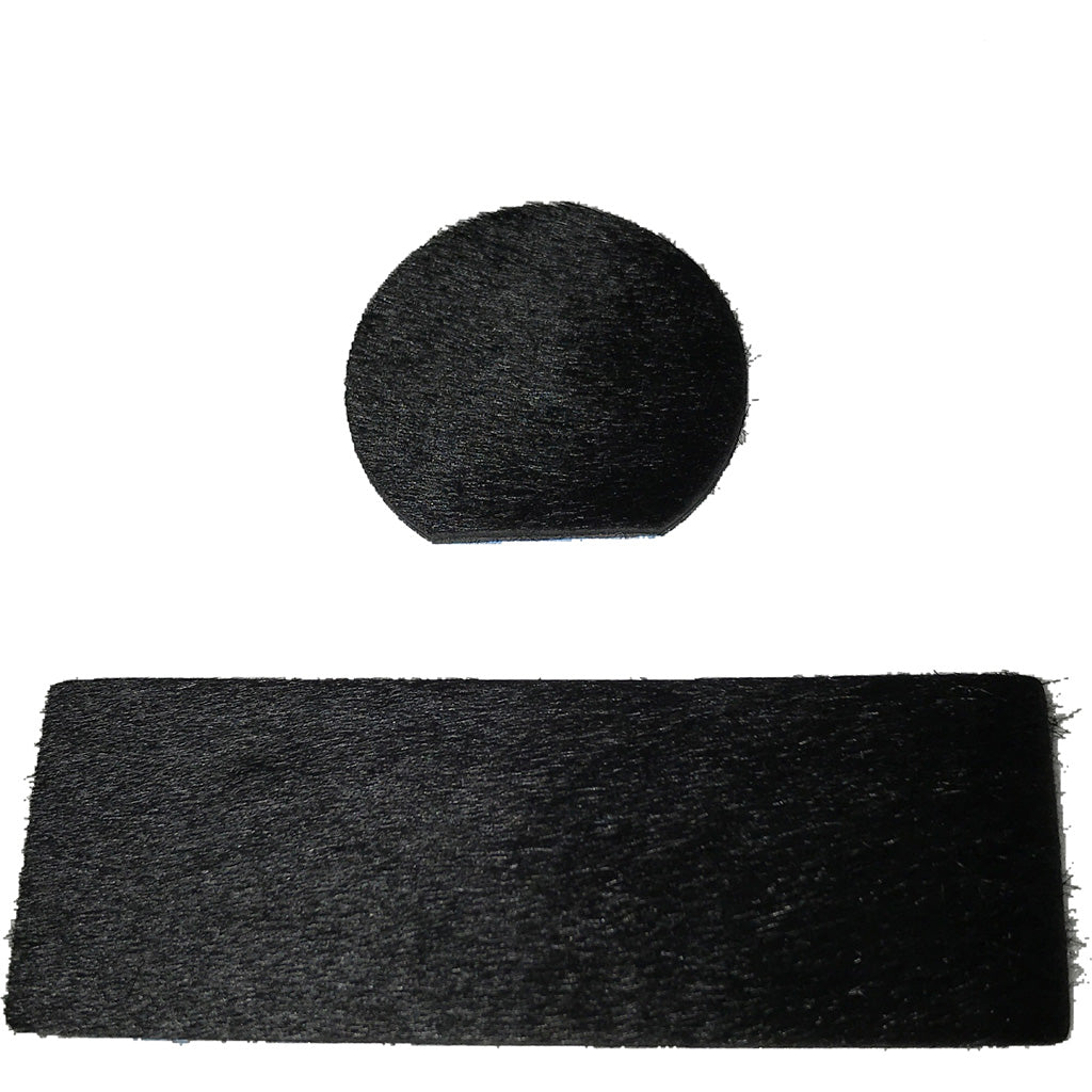 Cir-Cut Cir-cut Traditional Rest Kit Black Calf Hair 2 Pc. - Archery & Outdoor Gear - DropShot Archery