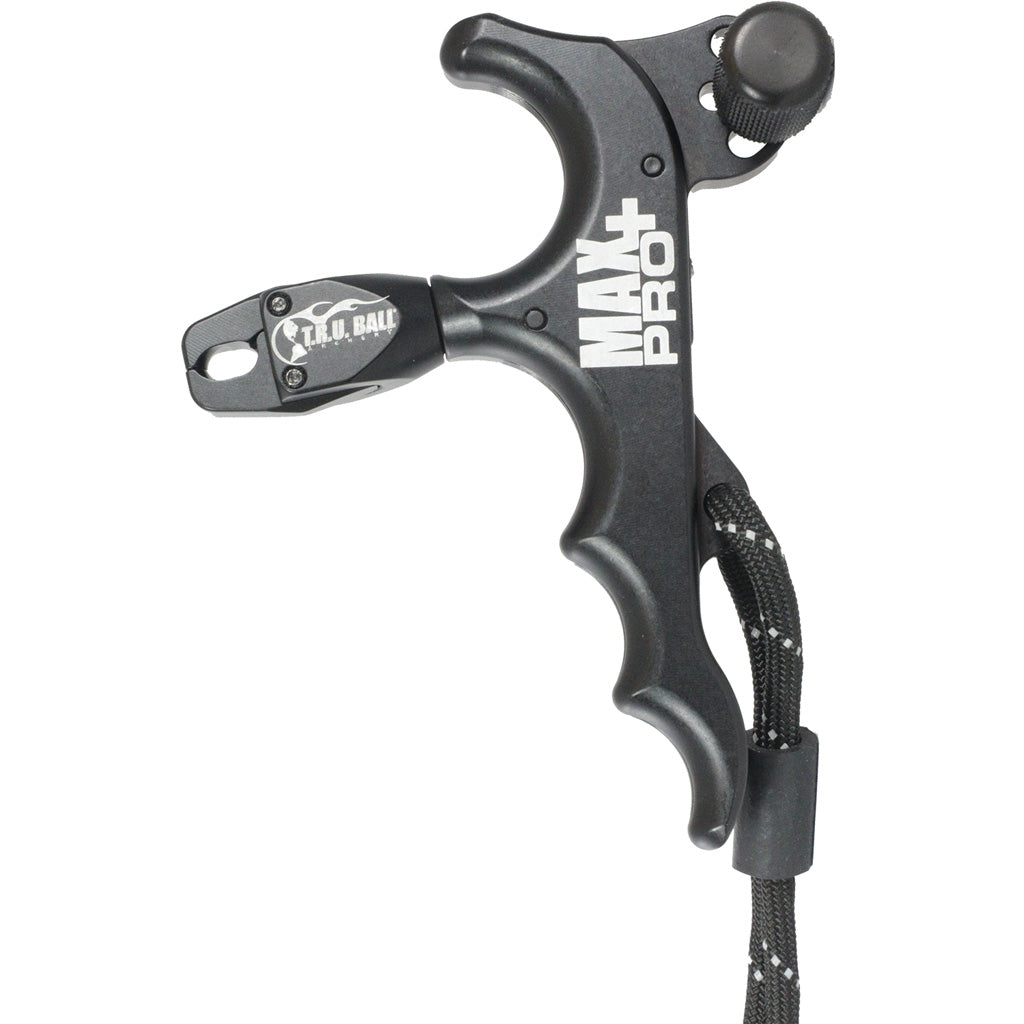 Tru Ball Tru Ball Max Pro Plus Release 4 Finger Black - Archery Accessories - DropShot Archery
