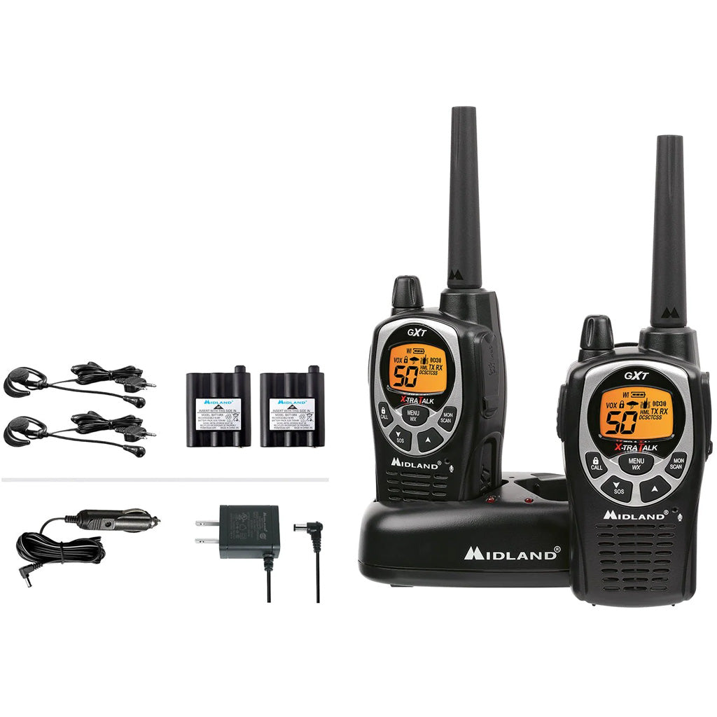 Midland Midland Gxt1000vp4 Two-way Grms Radio 2 pk. - Archery & Outdoor Gear - DropShot Archery