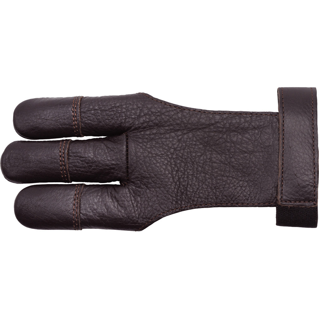 30-06 30-06 Cowhide Shooting Glove Brown 3 Finger Small - Rifle Ammo - DropShot Archery