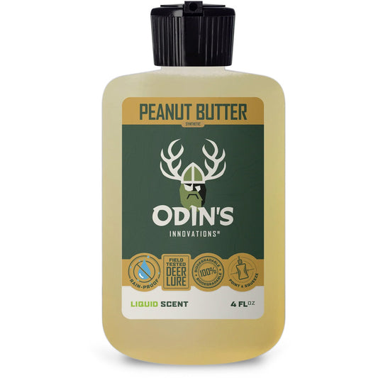 Odin's Innovations Odin's Innovations Peanut Butter Scent Liquid 4oz Bottle - Scents & Attractants - DropShot Archery