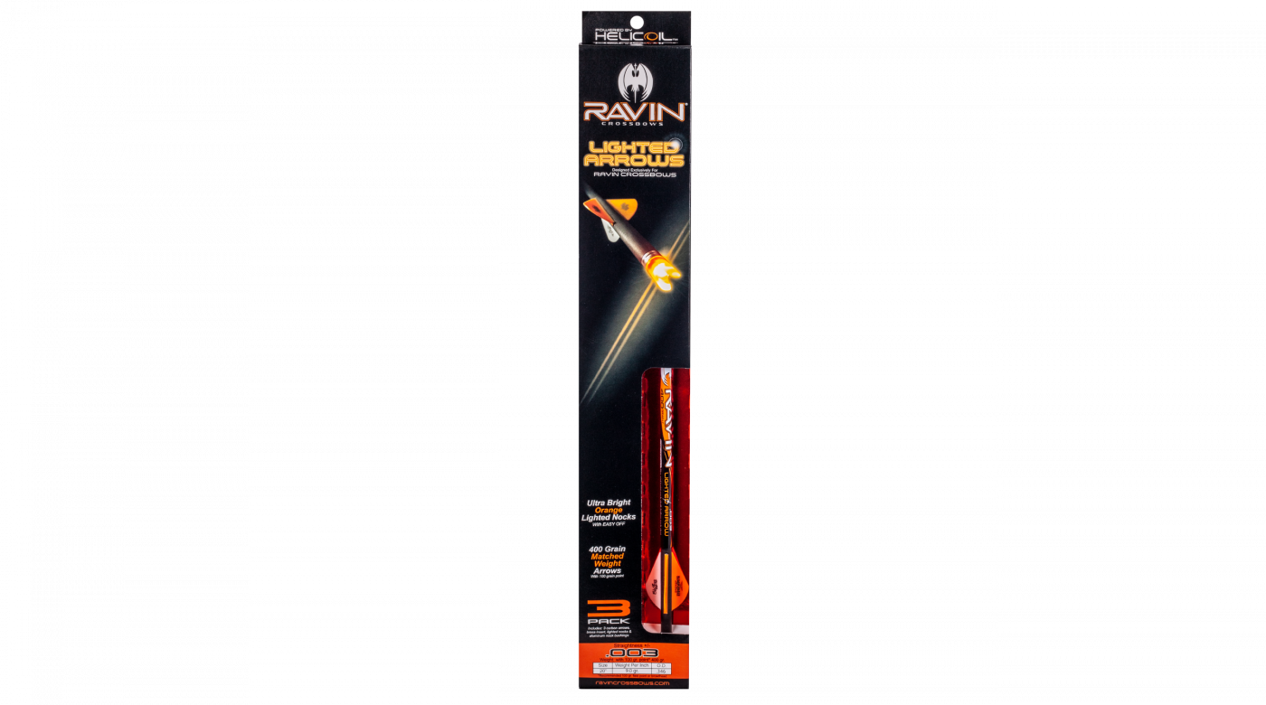 Ravin .003 Match-Grade Lighted Arrows - Dropshot Archery